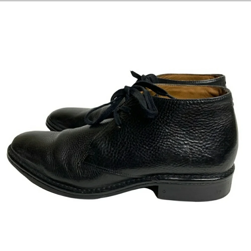 John Varvatos Men's Black Leather Portland Chukka Boot size 10.5